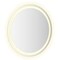 vidaXL LED Bathroom Mirror Transparent Glass 23.6 in diameter
